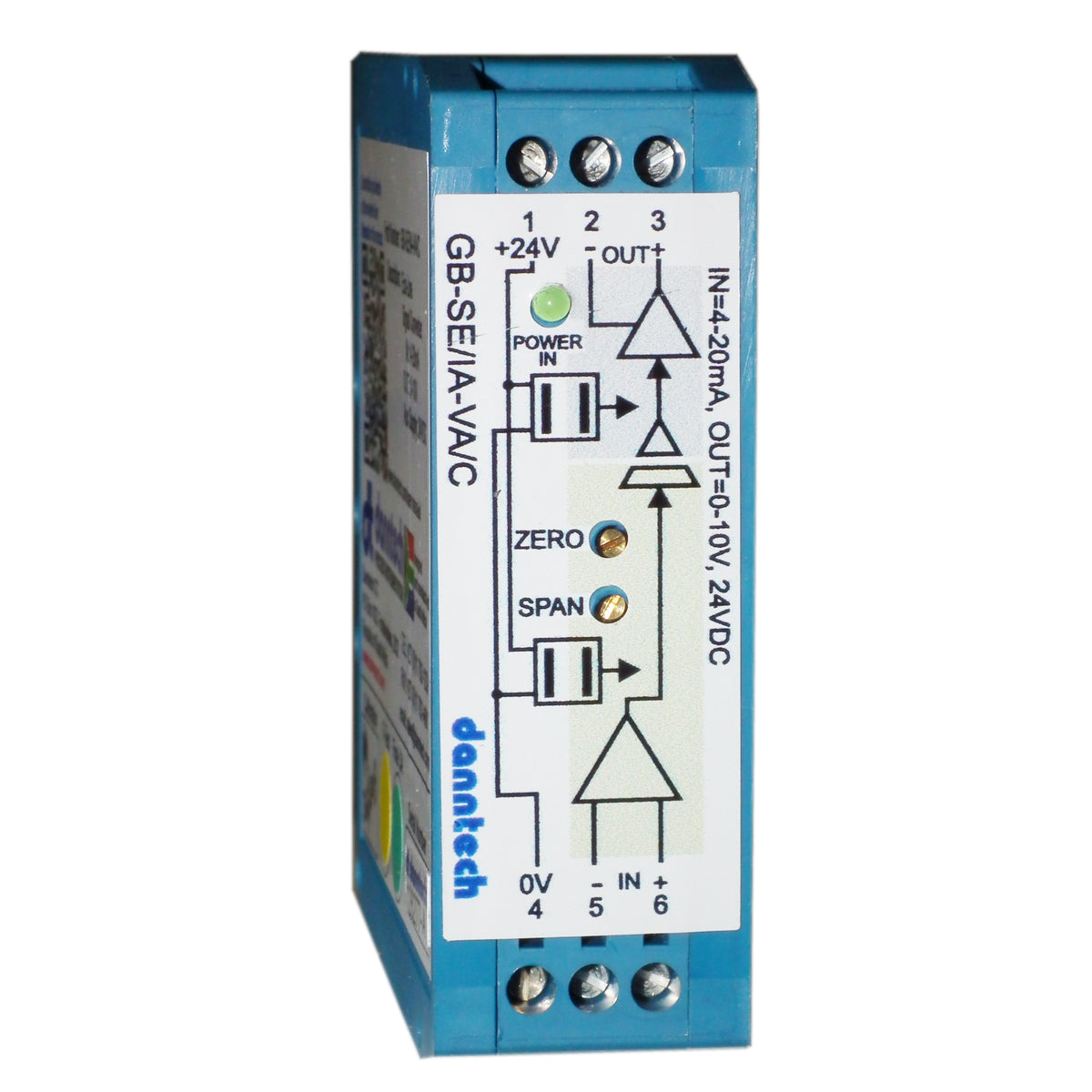 EcoLine Signal Converter 420 mA to 010 V Danntech