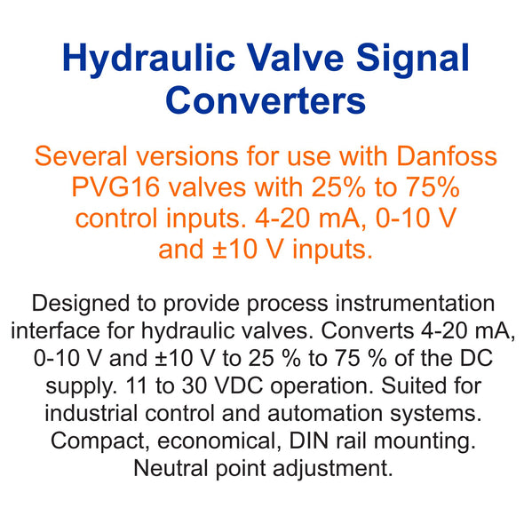 Hydraulic Valve Signal Converter