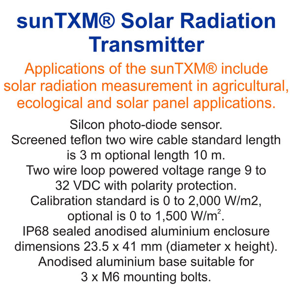 Solar Radiation Transmitter