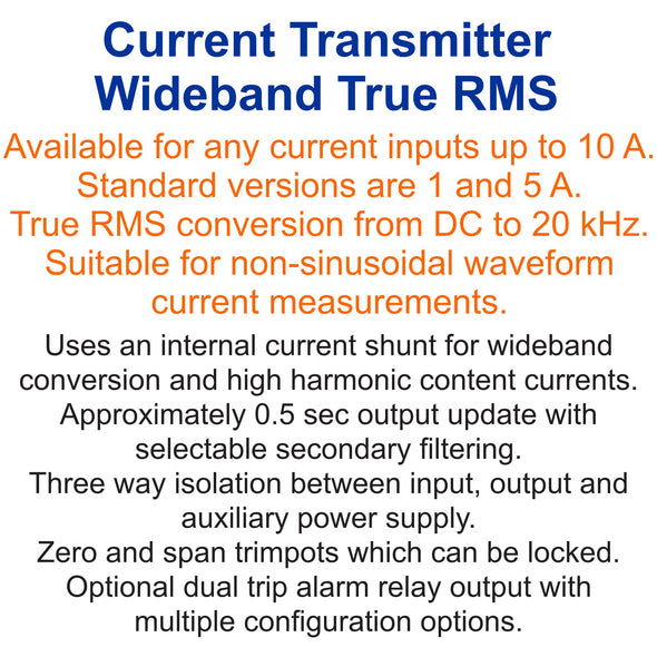Current Transmitter Wideband True RMS