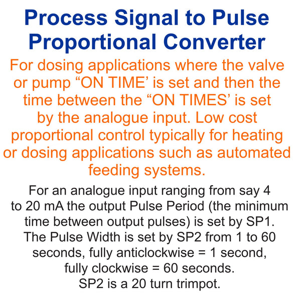 Process Signal to Pulse Proportional Converter