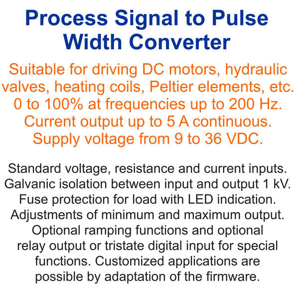 Process Signal to Pulse Width Converter