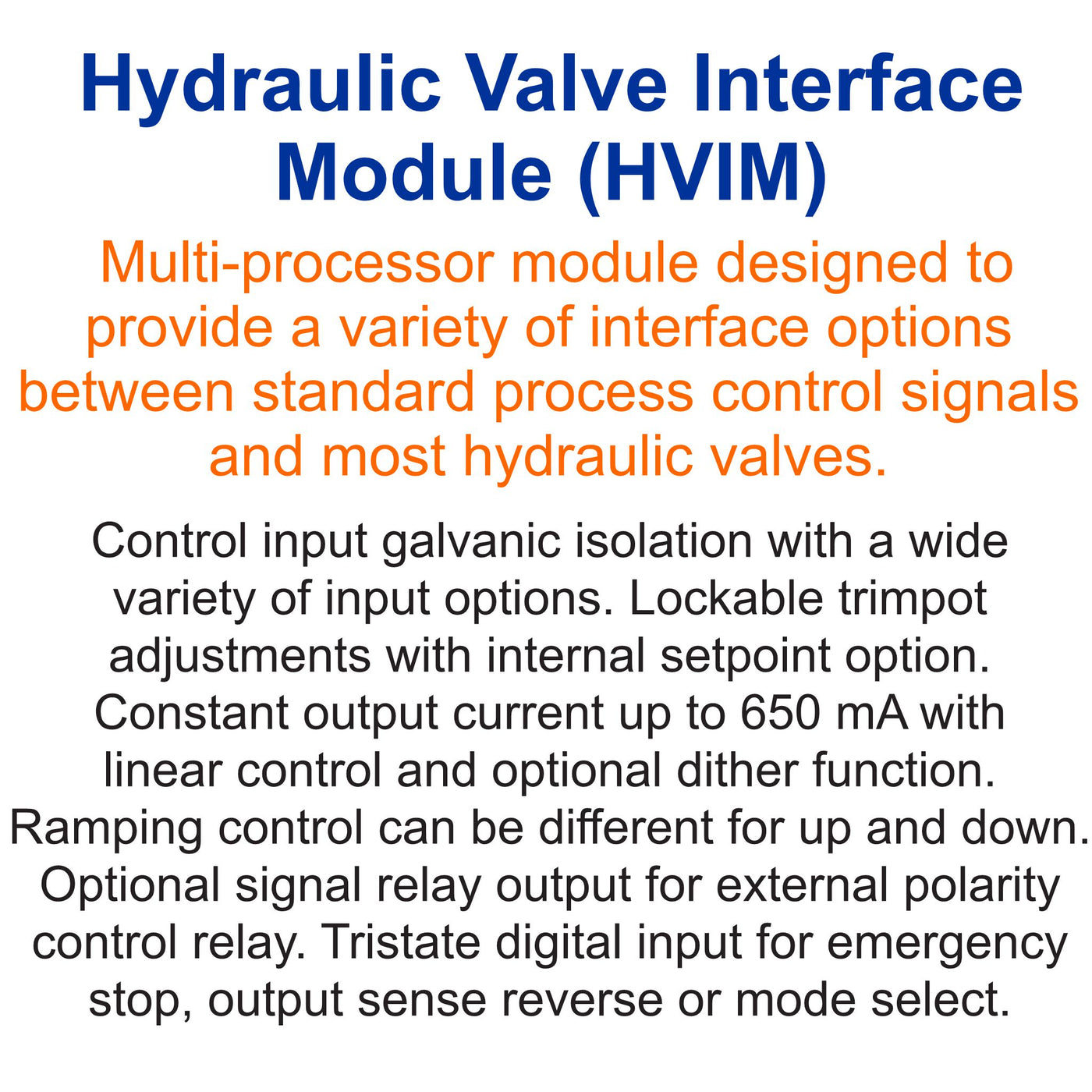 Hydraulic Valve Interface Module – Danntech