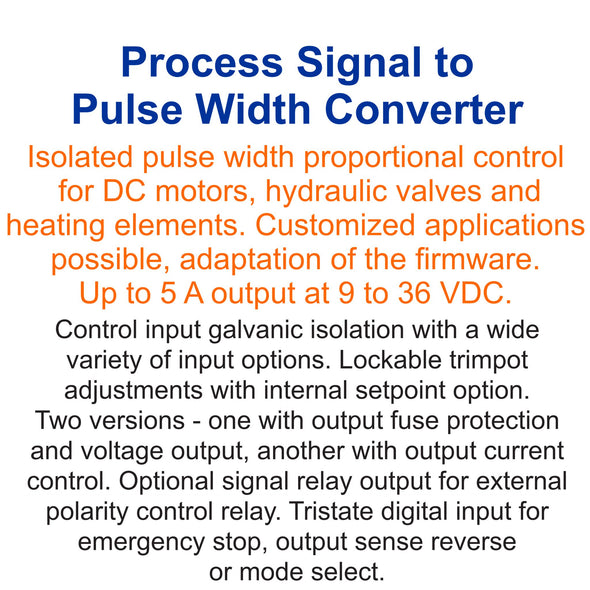 Process Signal to Pulse Width Converter