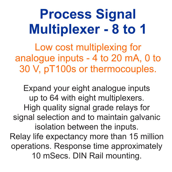 Process Signal Multiplexer 8 to 1
