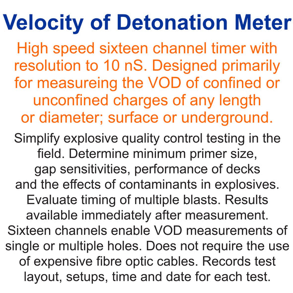 Vodex-200A Velocity of Detonation Measurement