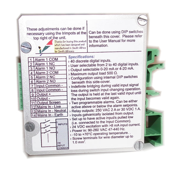 40 Input Digital Switch Input Transmitter
