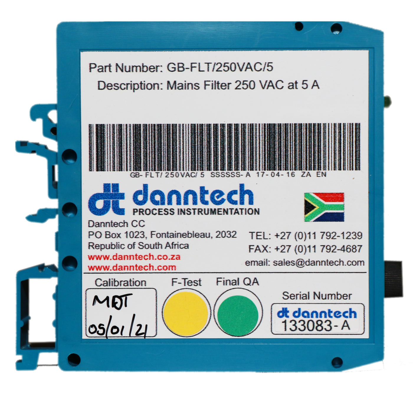 Mains Filter DIN Rail – Danntech